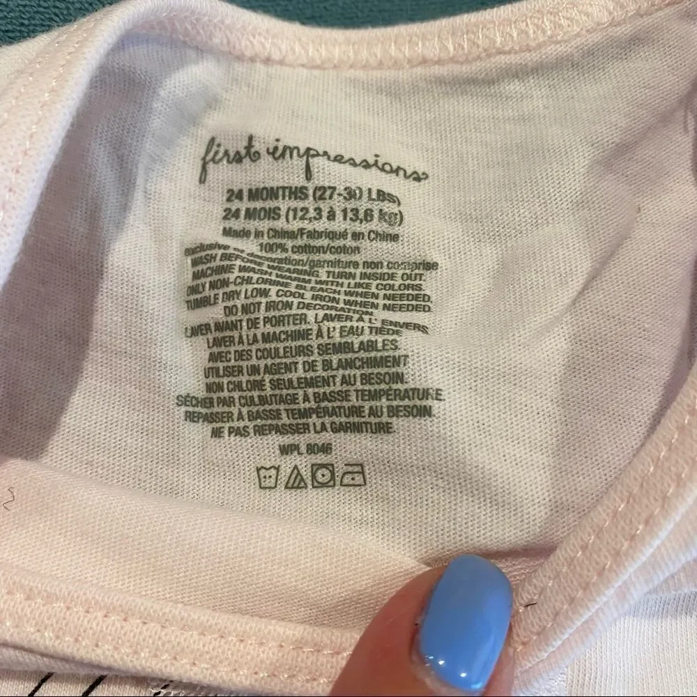 4/$20 First Impressions T-Shirt